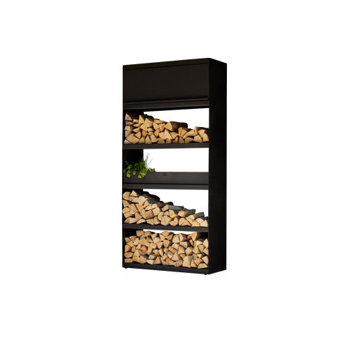 Wood Storage Black 100