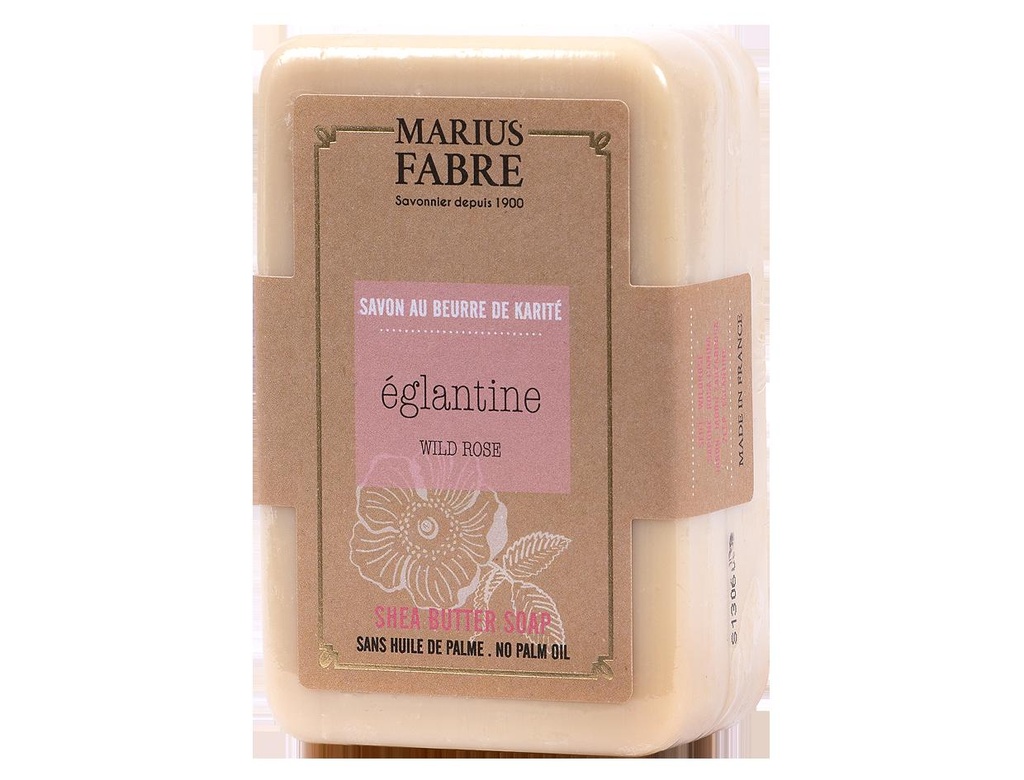 Savonnette 250g eglantine au beurre de karité BIEN ETRE