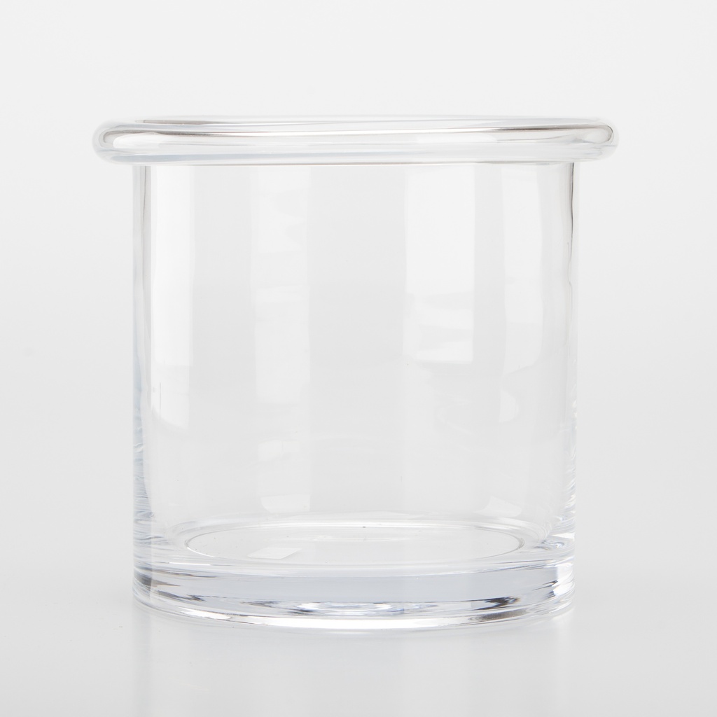 Photophore cylindrique bord rond