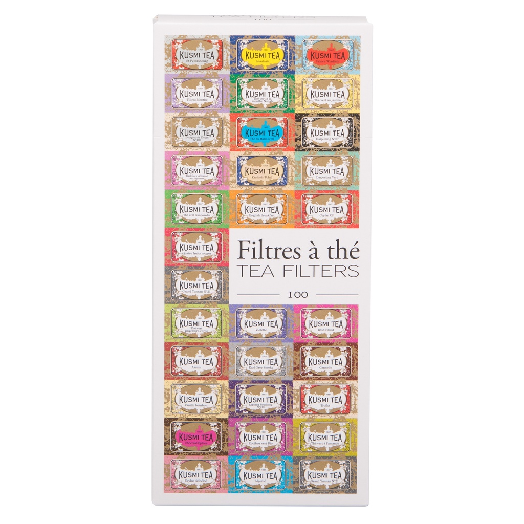 Les filtres Kusmi Tea x100