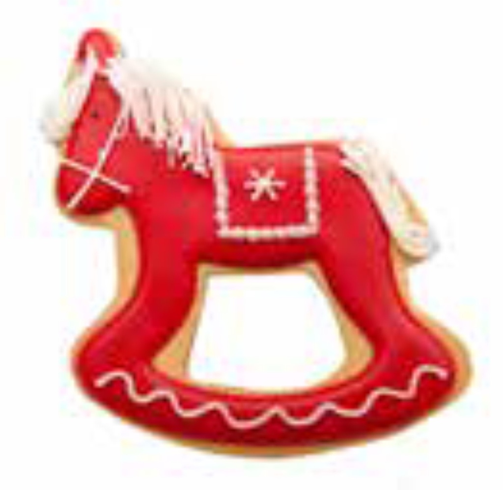 Sablé Déco Noël Red Horse