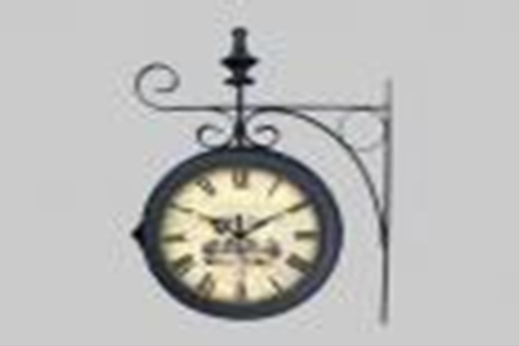 Horloge de gare double face