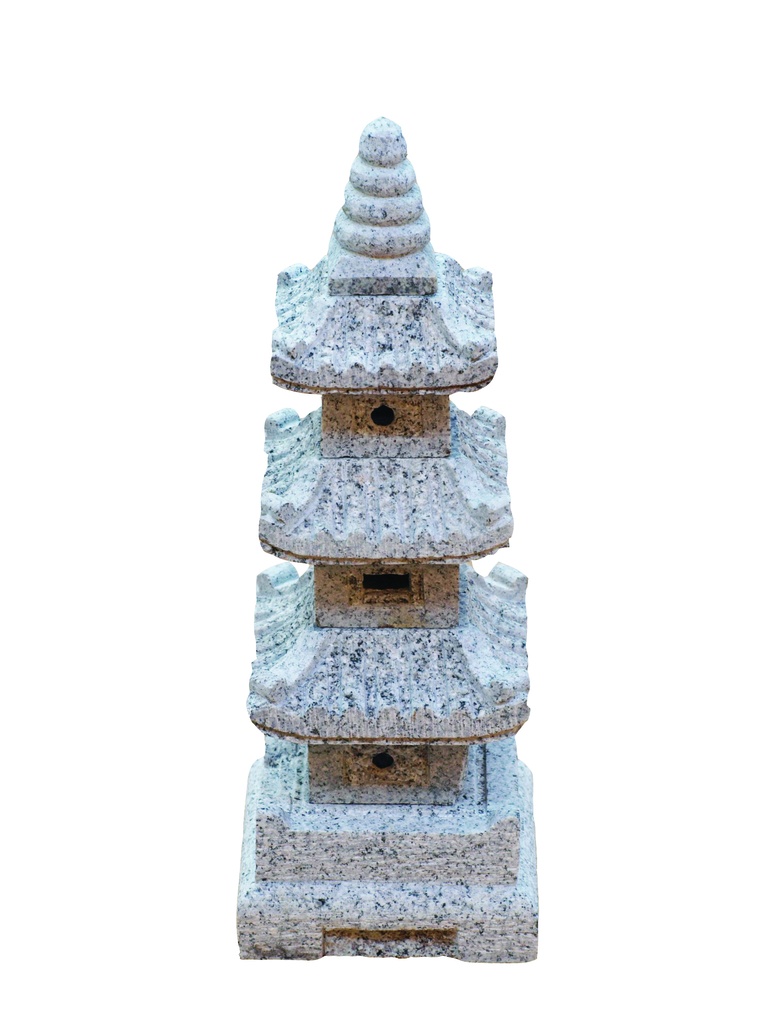 Lanterne pagode grise