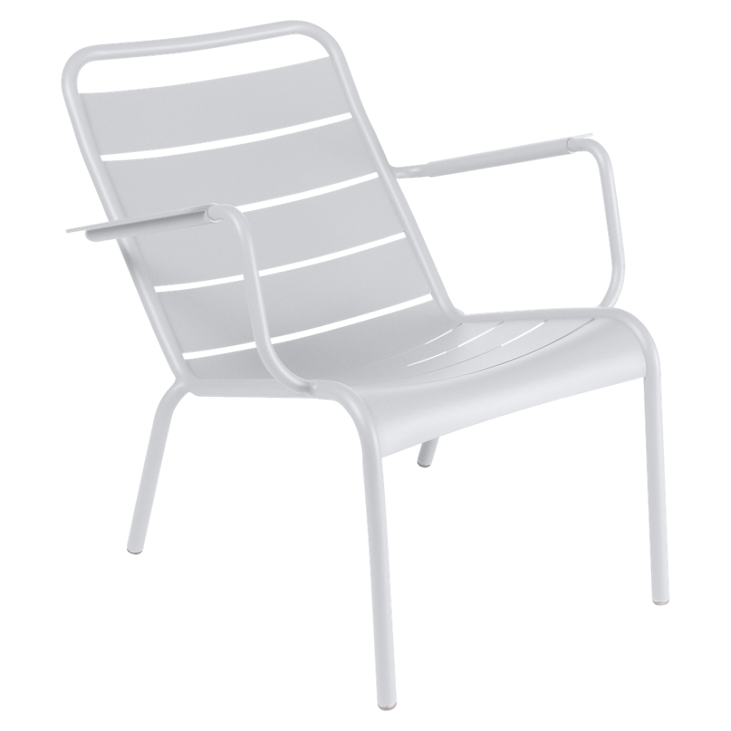 Fauteuil bas Luxembourg acier