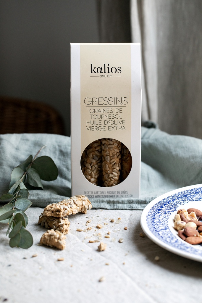 Gressins crétois aux Graines de tournesol 120gr