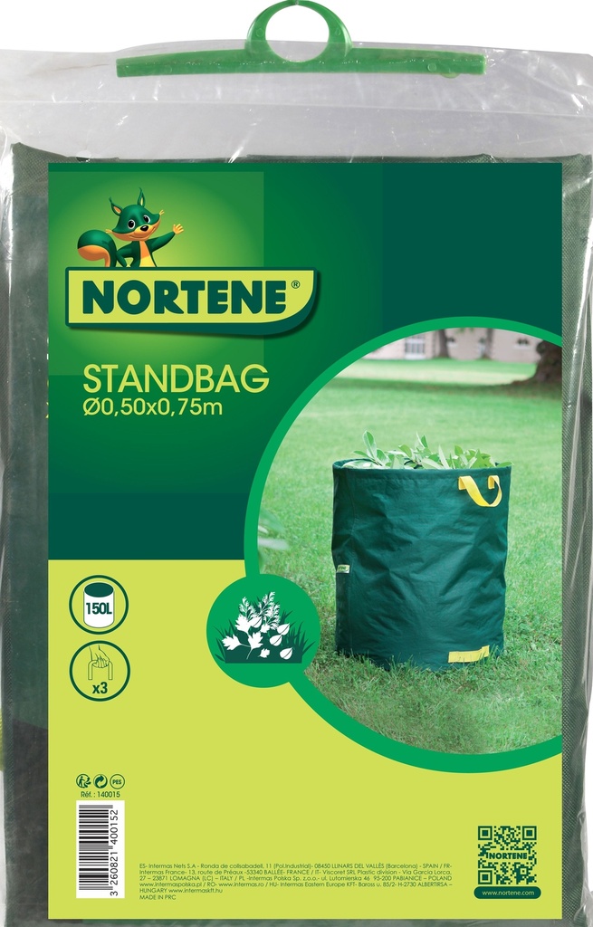 STANDBAG Sac déchets verts autostable avec poignées