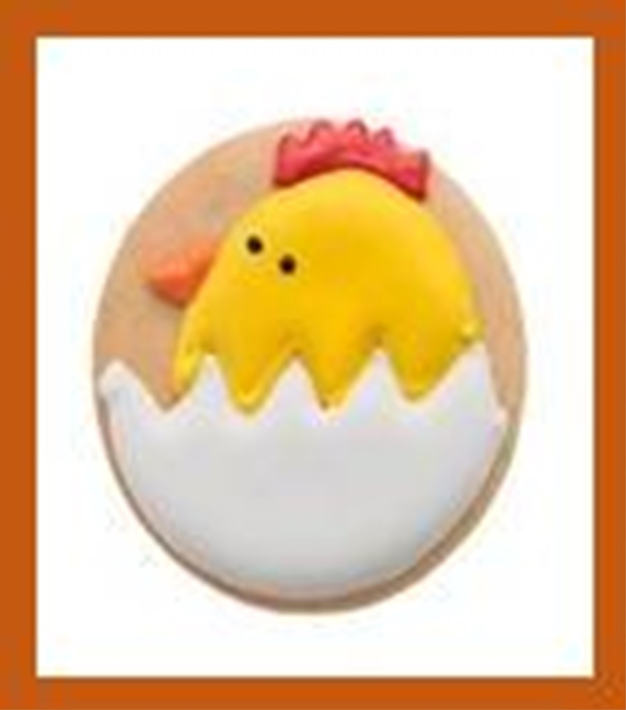 Sablé Déco chick with cracked