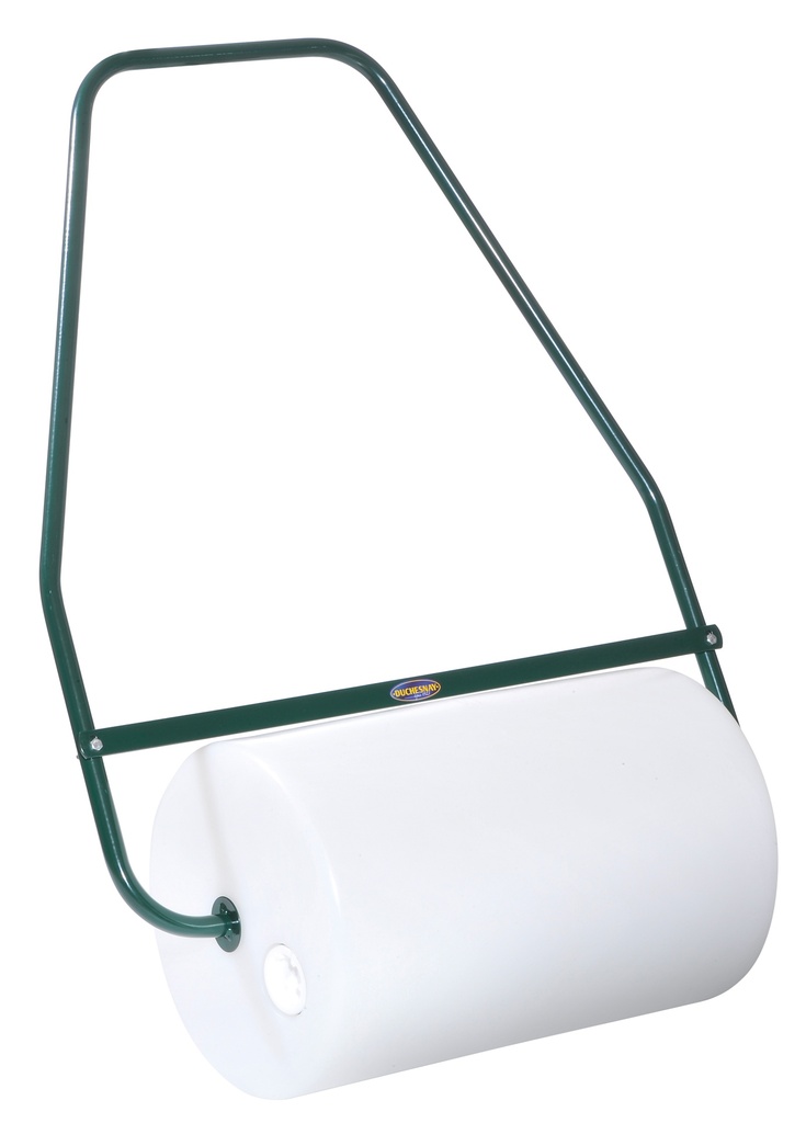 Rouleau à gazon plastique avec brancard