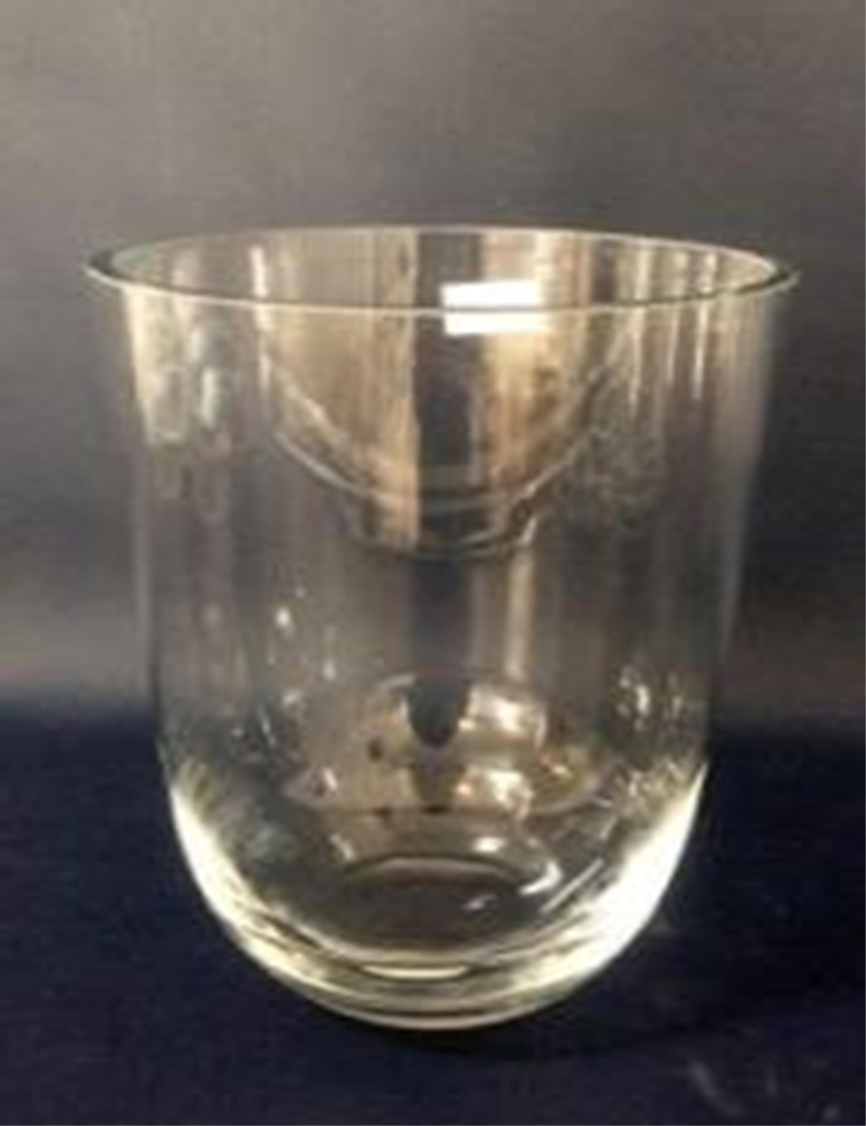 Photophore cylindique base ronde