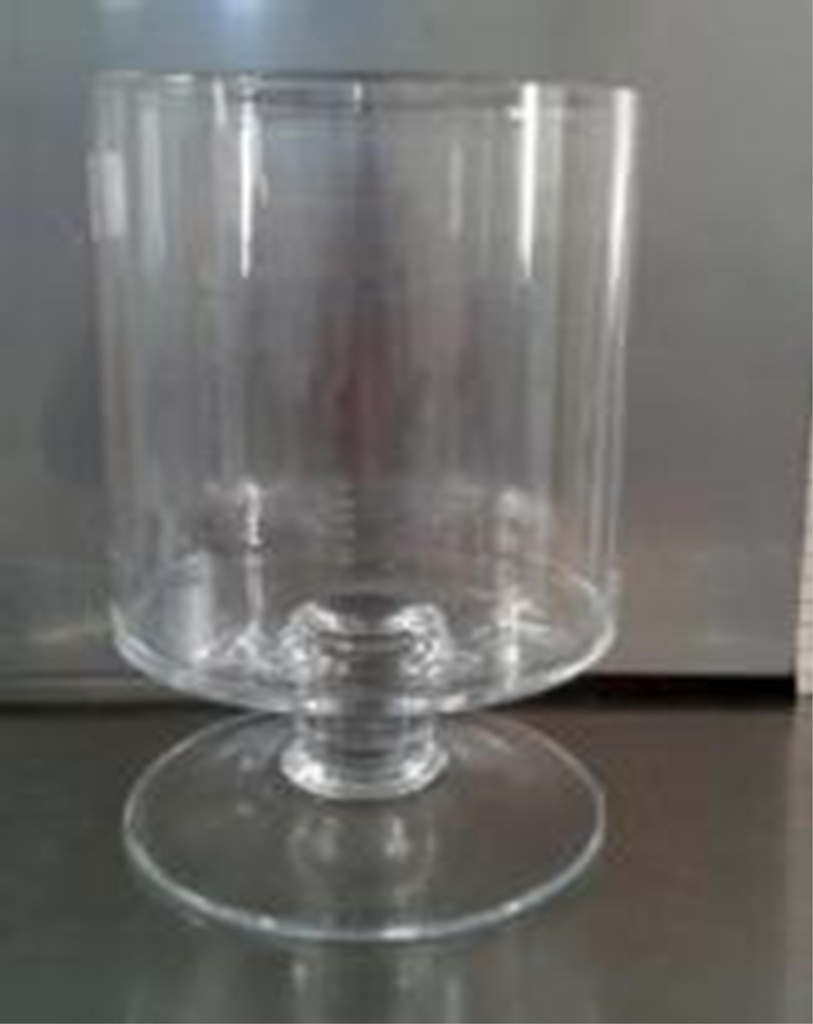 Photophore cylindrique sur pied