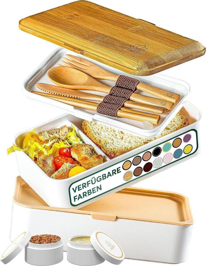 Boite Bento Original en bamboo