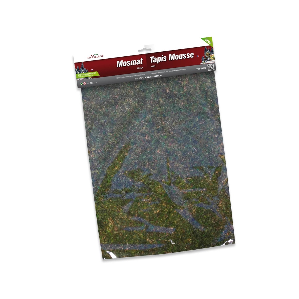 Tapis Mousse verte