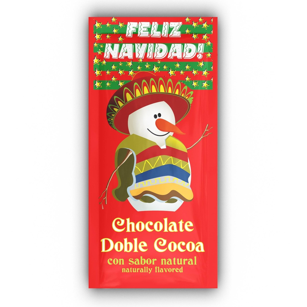Feliz Navidad Chocolate double Cocoa packet