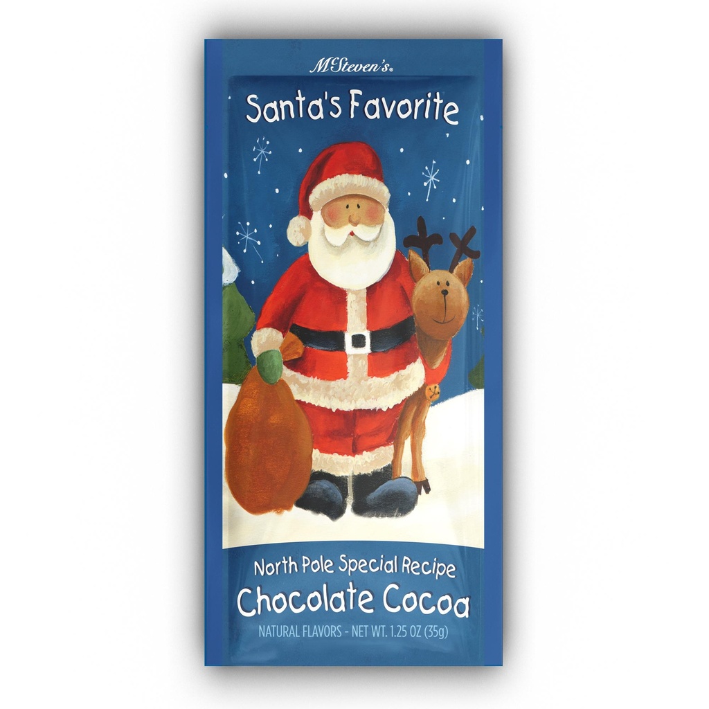 Santa's Favorite Christmas Chocolate Cocoa packet