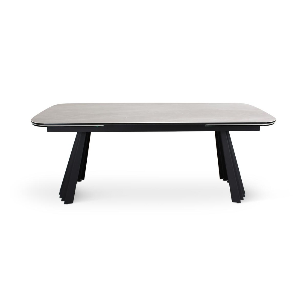 Table Paya rectangle à allonges plateau en céramique