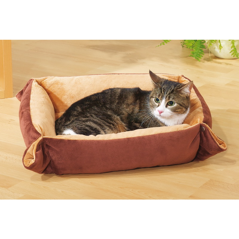 Corbeille doux chats pattes