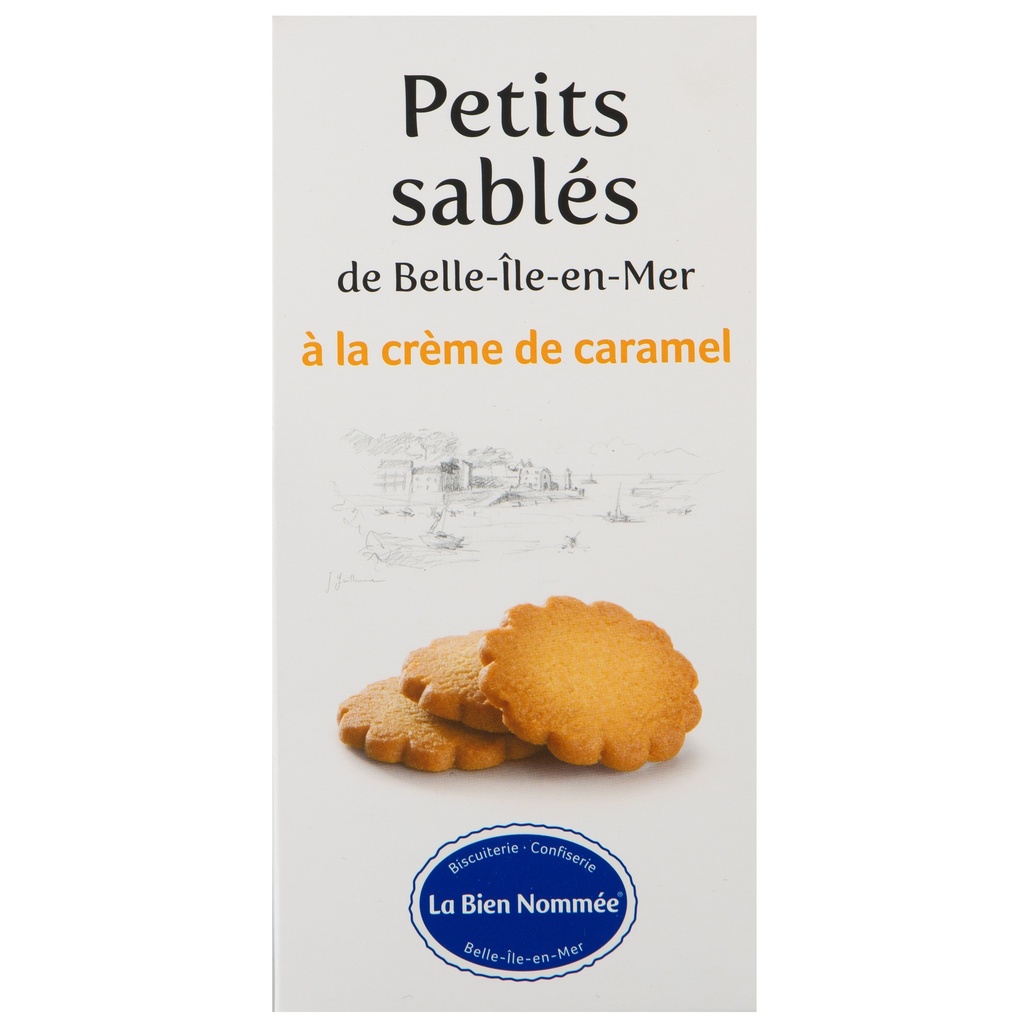 Sachet Petits Sablés à la crème de Caramel 180gr
