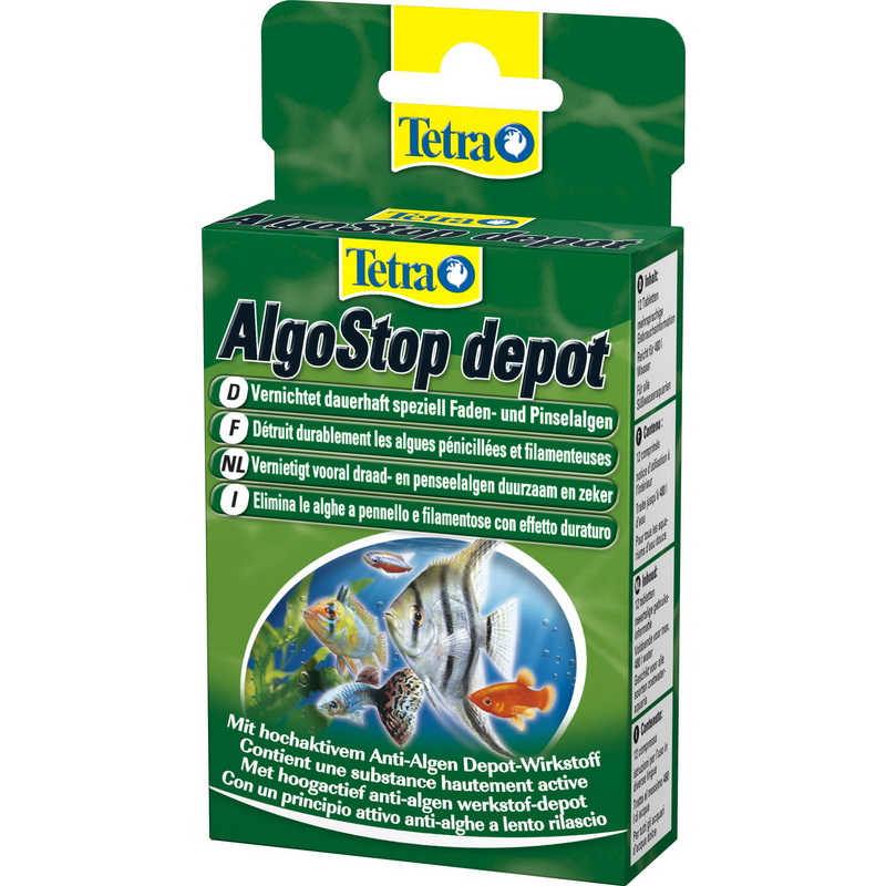 Tetra Algo-stop depot, 12 comprimés