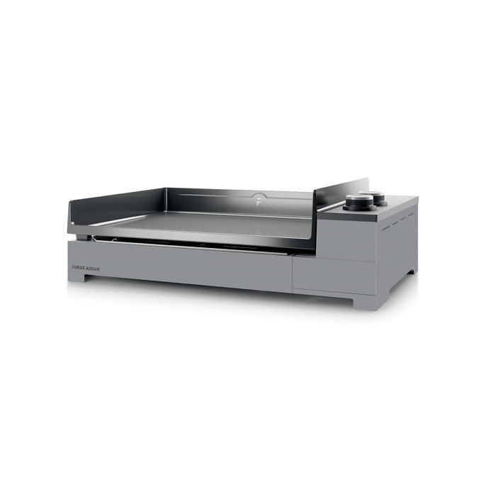 Grill a gaz plancha PREMIUM GAZ 60 chassis acier emaille gris