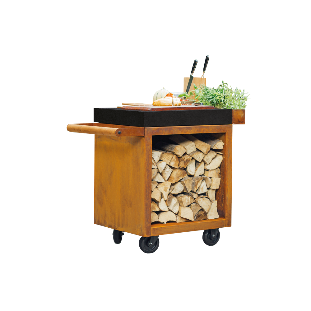Mise en Place Table Corten PRO 65 Ceramic Dark Grey