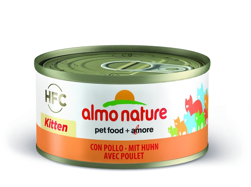 Almo nature  HFC CAT Natural KITTEN Poulet 70g