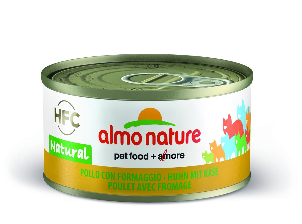 Almo nature  HFC CAT Natural Poulet Fromage 70g