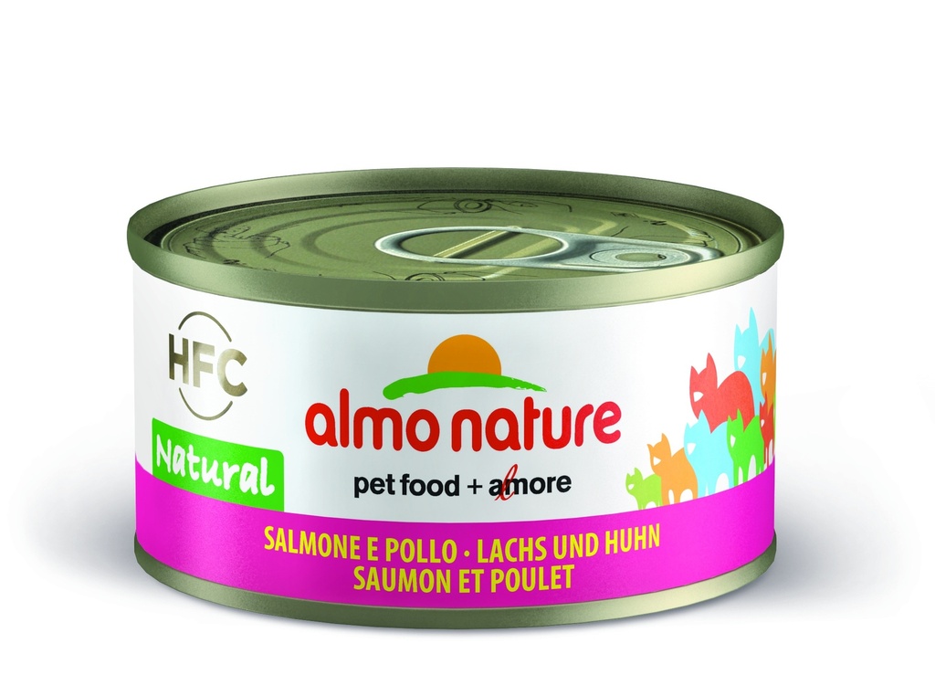 Almo nature  HFC CAT Jelly saumon et poulet 70 g