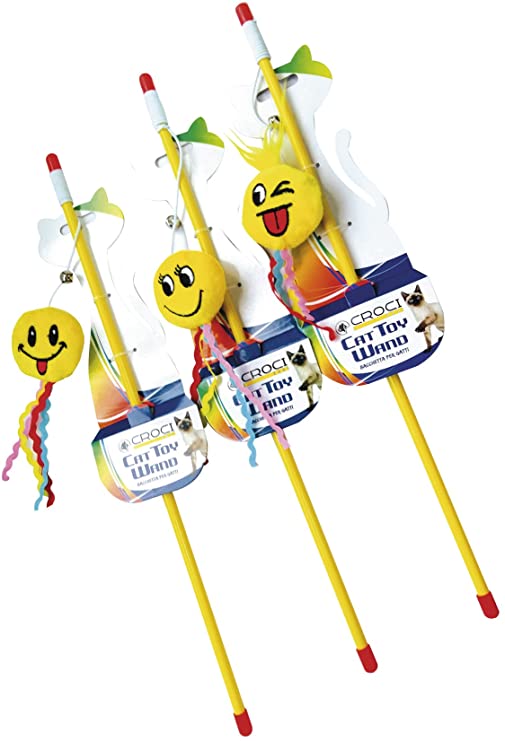 Jouet chat canne à pêche  Smile mix