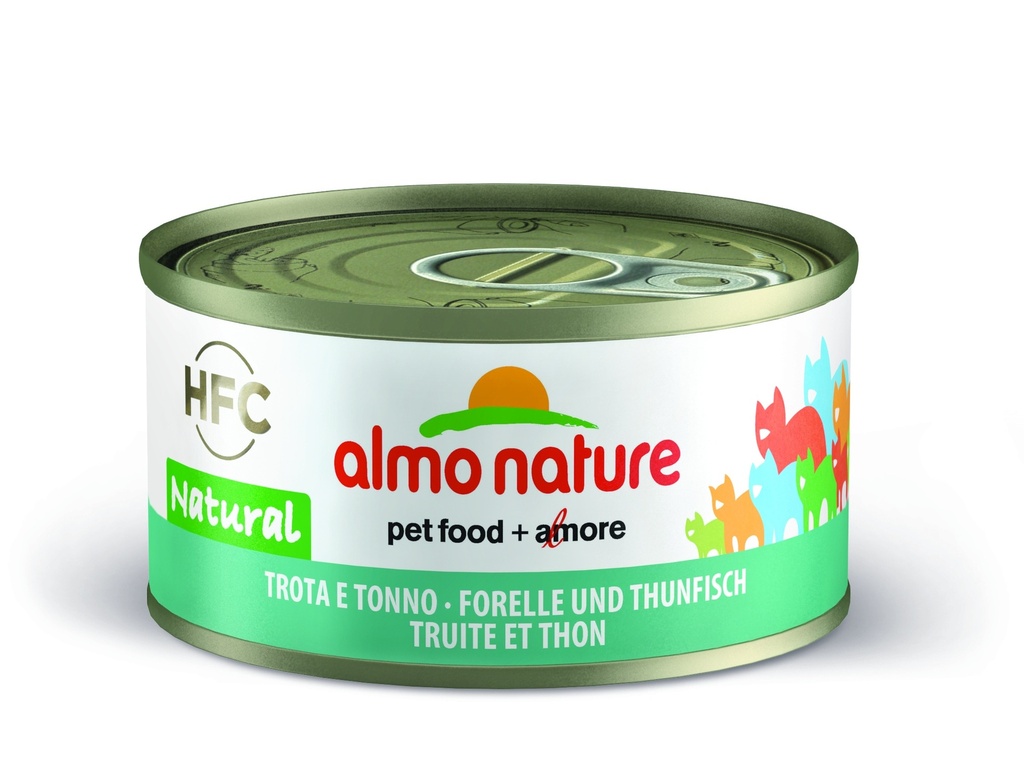 Almo nature  HFC CAT Jelly Truite et Thon70 g
