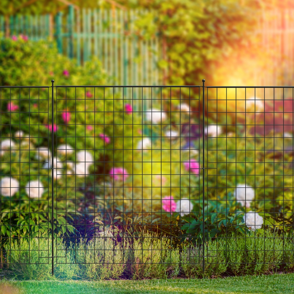 Grand panneau de clôture en grille à usages multiples
