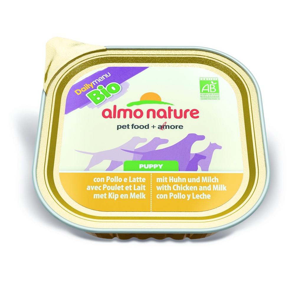 Almo nature PFC Dog Daily menu Bio PUPPY Poulet 300g