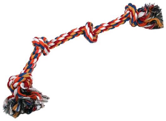 Corde à jouer coloré 4 noeuds 260 g