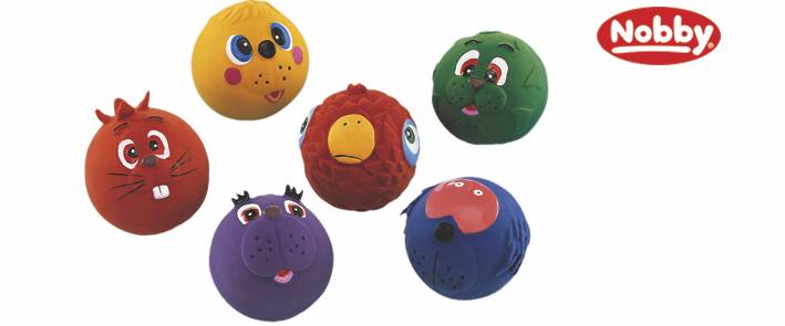 Divers Balle-visages avec voix. 7 cm