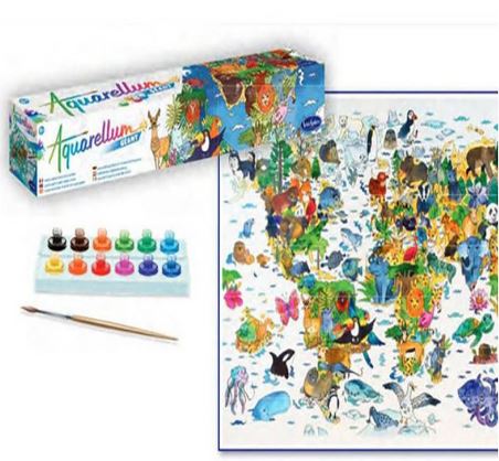 AQUARELLUM GEANT PLANISPHERE