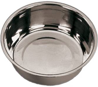 Mangeoire inox 0.75 l.  Ø 16 cm