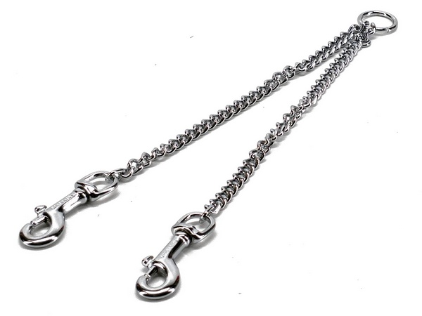 Accouple en chaîne. chromée. 2.5 mm