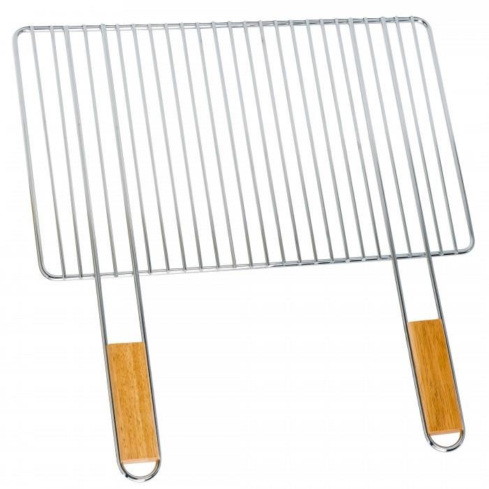 Grille 2 poignées manche Bois 18 barres
