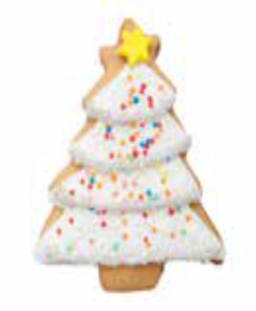 Sablé Déco Noël Tree Garland silver