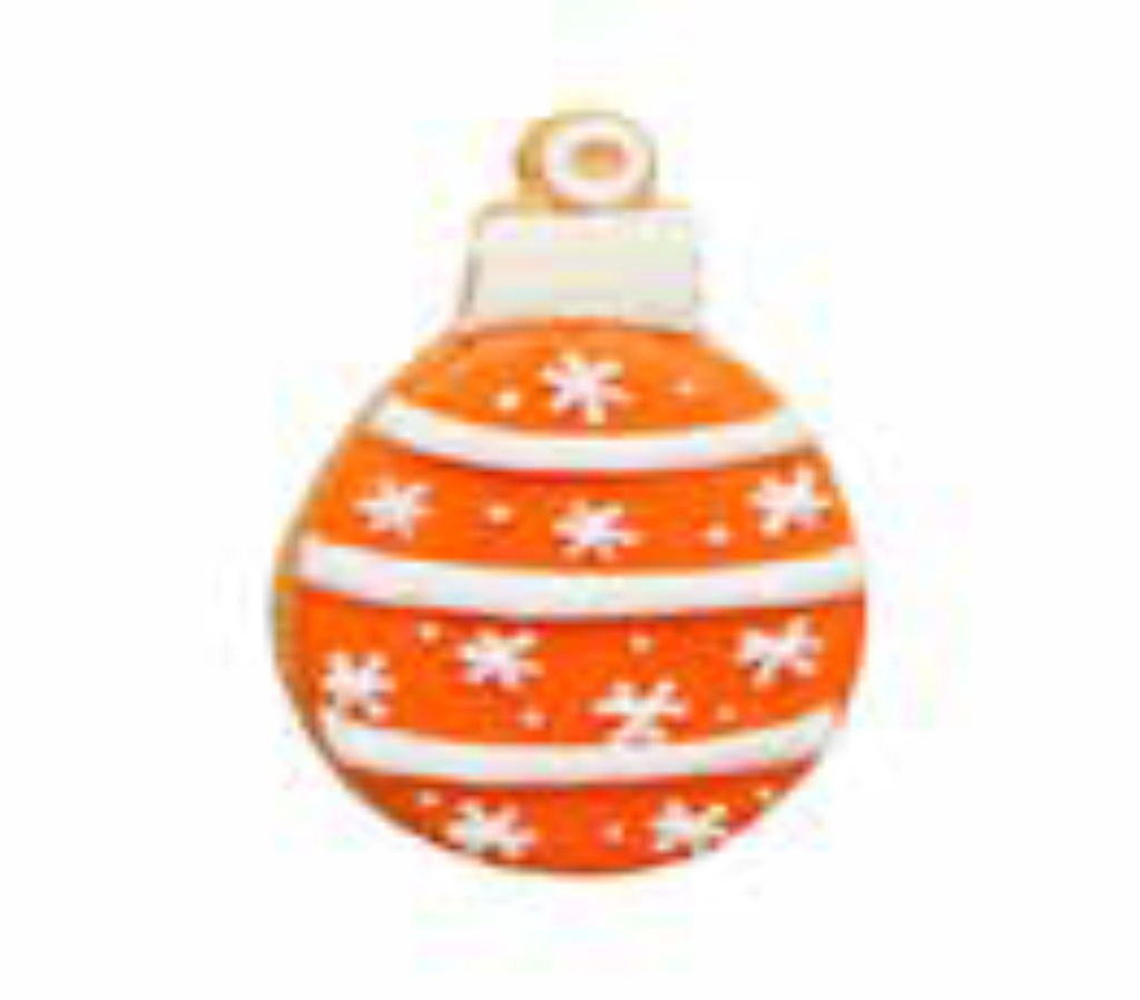 Sablé Déco Noël Red Christmas Ball