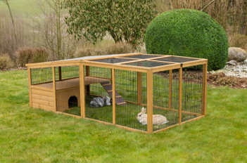 Enclos pour animaux combiné