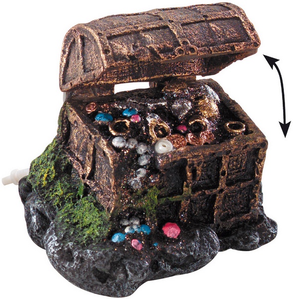 Décor malle de bijoux. 13x10x11 cm