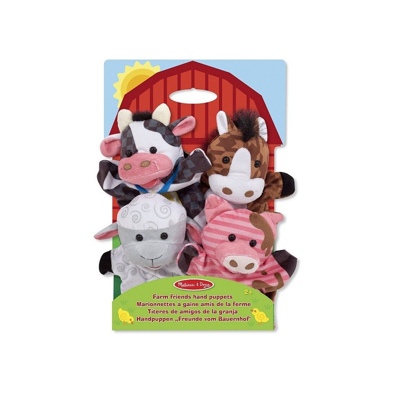 4 Marionnettes A La Ferme 