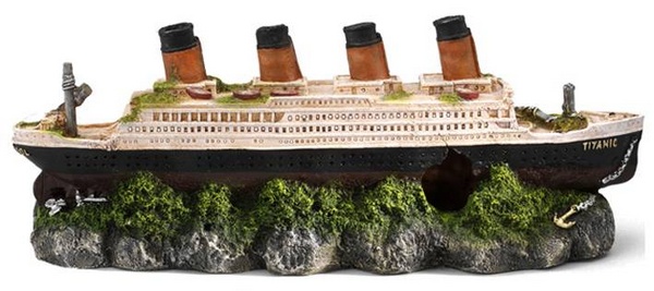 Décor Le Titanic. 39 x 11 x 14cm