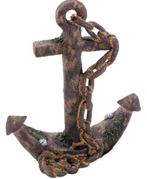 Décor-bois  Ancre SM . 22cm