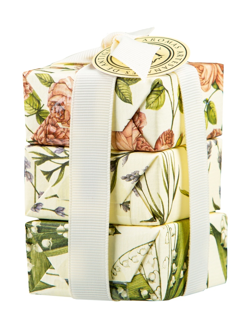 3 Savons Floral collection 3x75gr