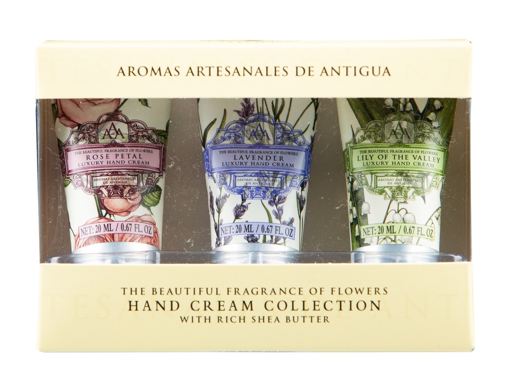 Coffret 3 Crèmes mains Floral collection 3x20ml