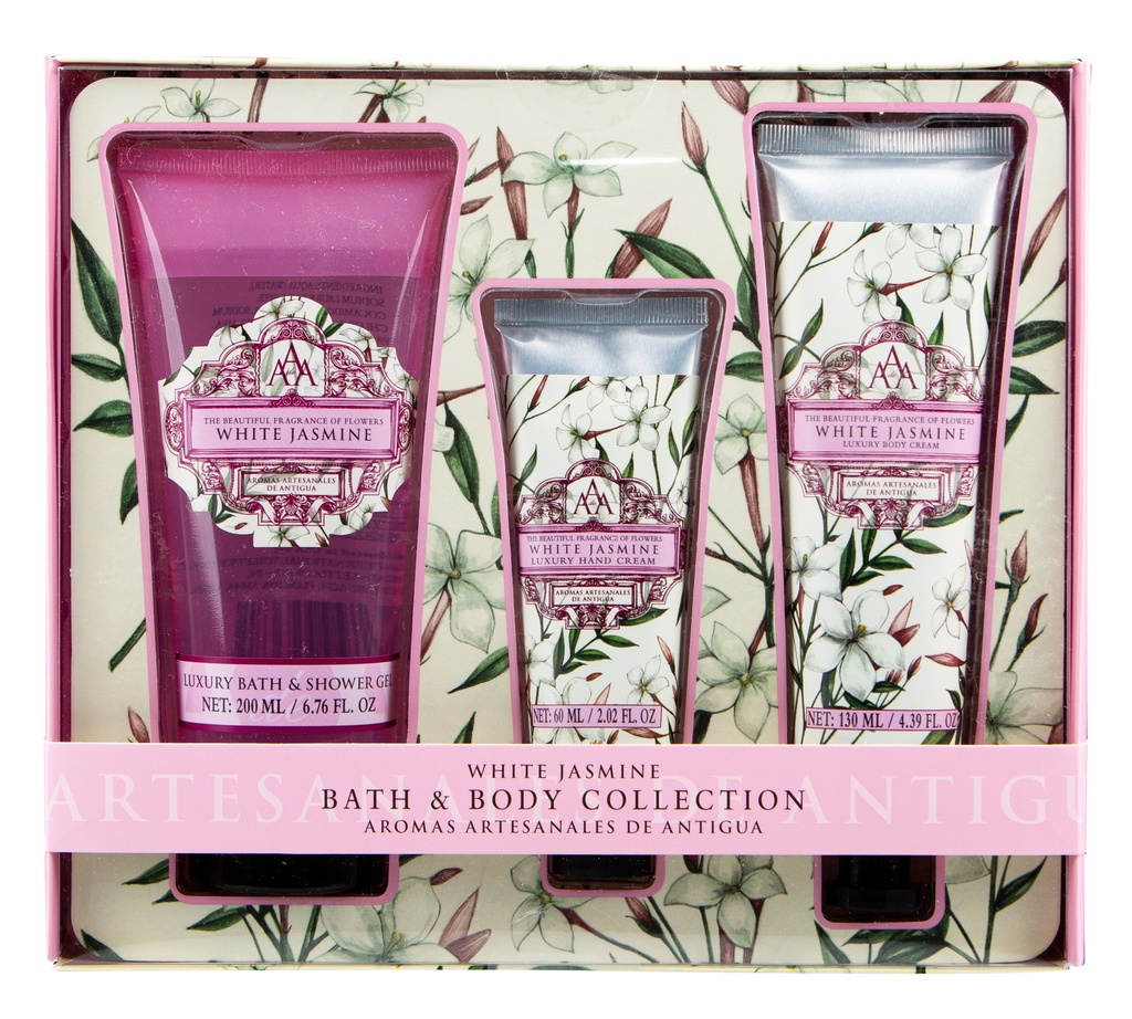 Coffret Bain & Corps Jasmin blanc