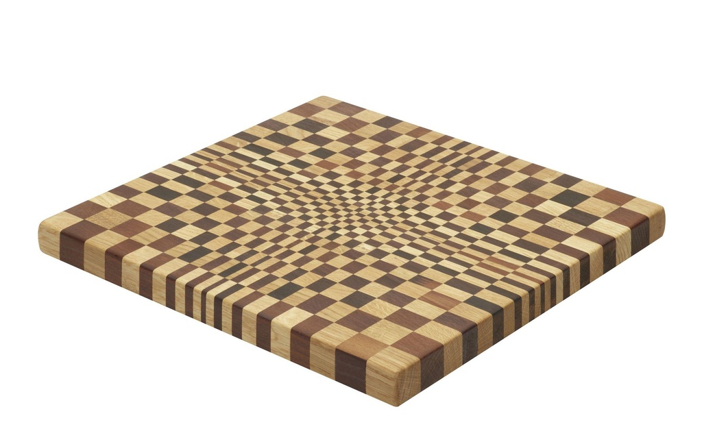 VEGA BLOC DE BOUCHER EN ROUVRE ET BOIS THERMO AVEC PIEDS ANTIGLISSE MM 400X400X30 VV-L