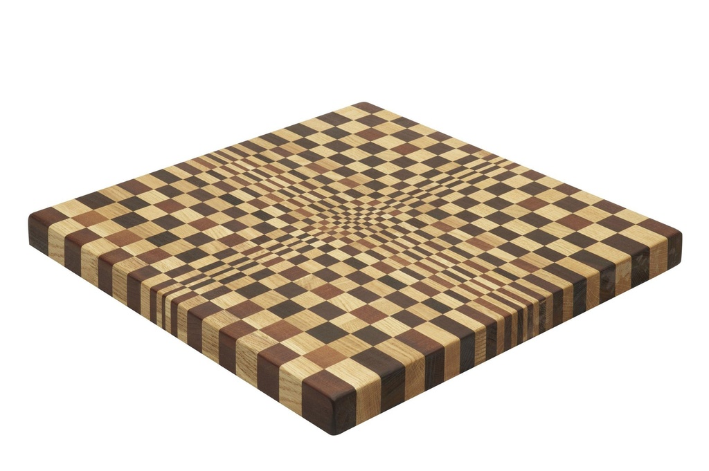 VEGA BLOC DE BOUCHER EN ROUVRE ET BOIS THERMO AVEC PIEDS ANTIGLISSE MM 500X500X40 VV-XL