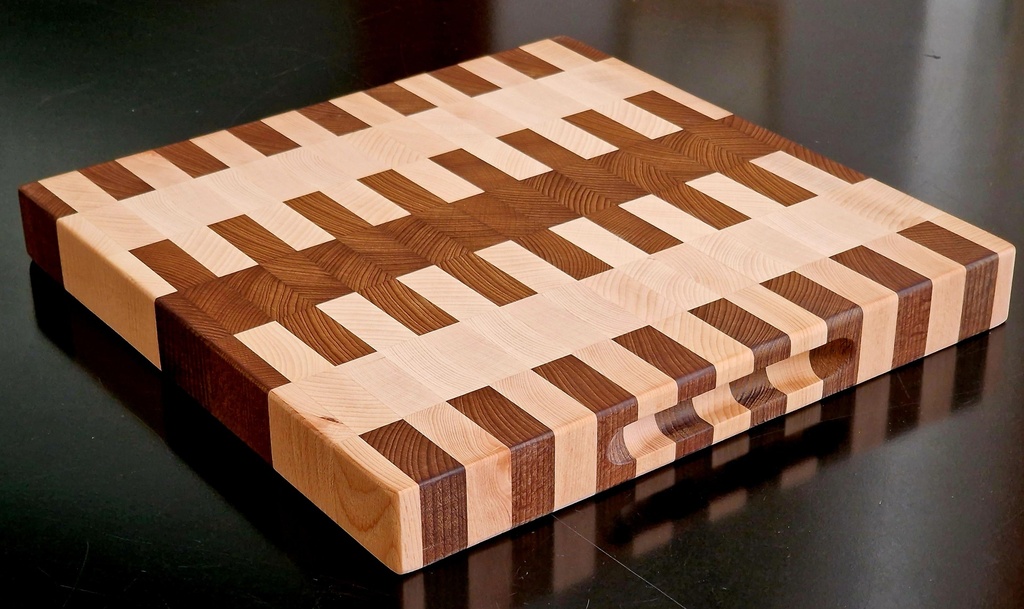 BLOC DE BOUCHER HETRE/HETRE THERMO MM 350X350X40 BB35DX